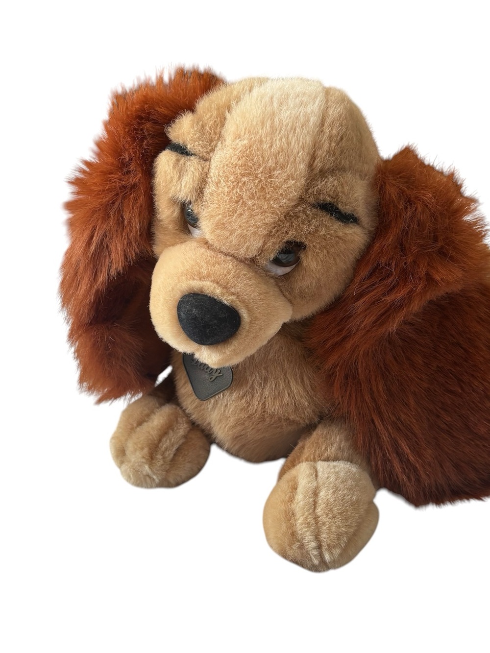Disney Vintage Lady the Tramp Dog Plush 14”